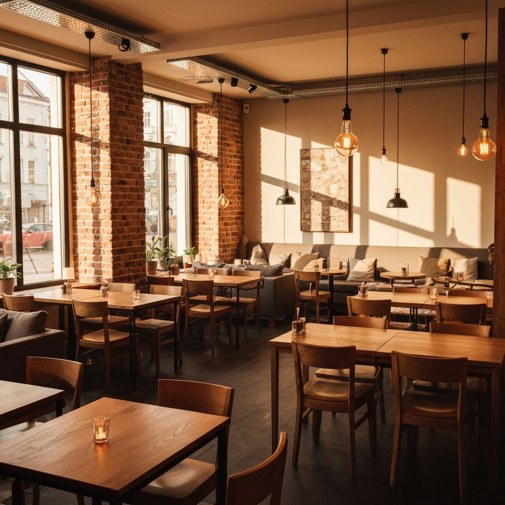 Brûlé café interijer